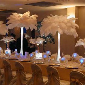 Ostrich Feather Centerpieces For Weddings
